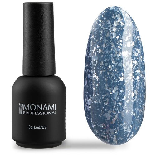 Monami, Гель-лак Potal Silver Light Blue, 8 г