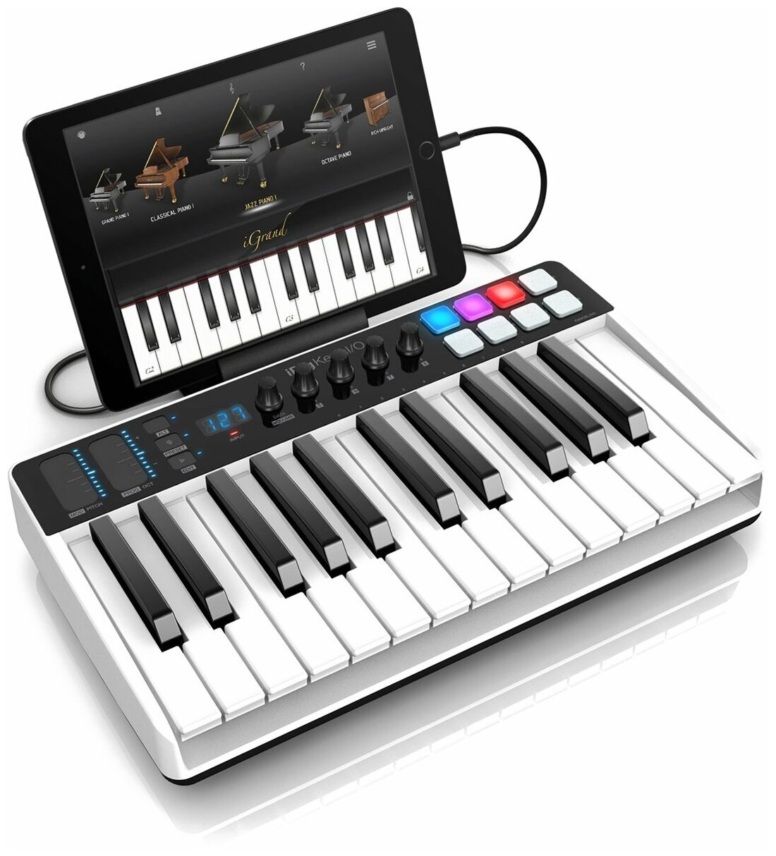 MIDI-клавиатура IK Multimedia iRig Keys I/O 25 - фото №4