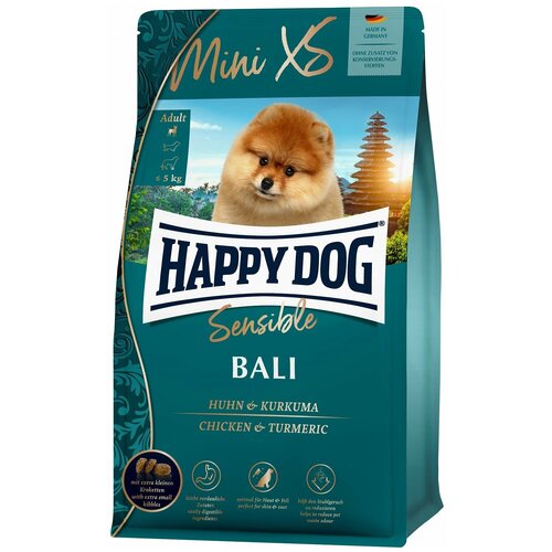 Happy Dog Supreme Mini XS Bali сухой корм для собак мелких пород с чувствительным пищеварением - 1,3 кг 60944