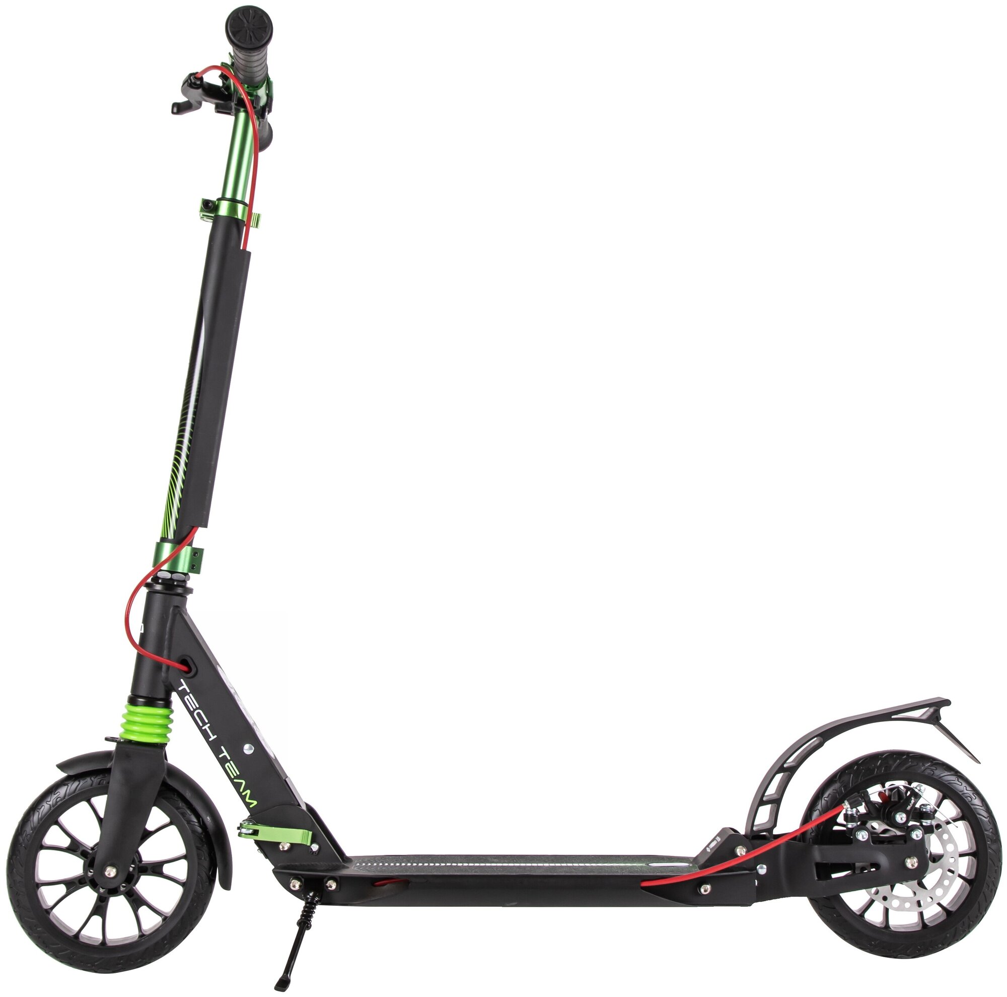 Самокат Tech Team City scooter Disk Brake green