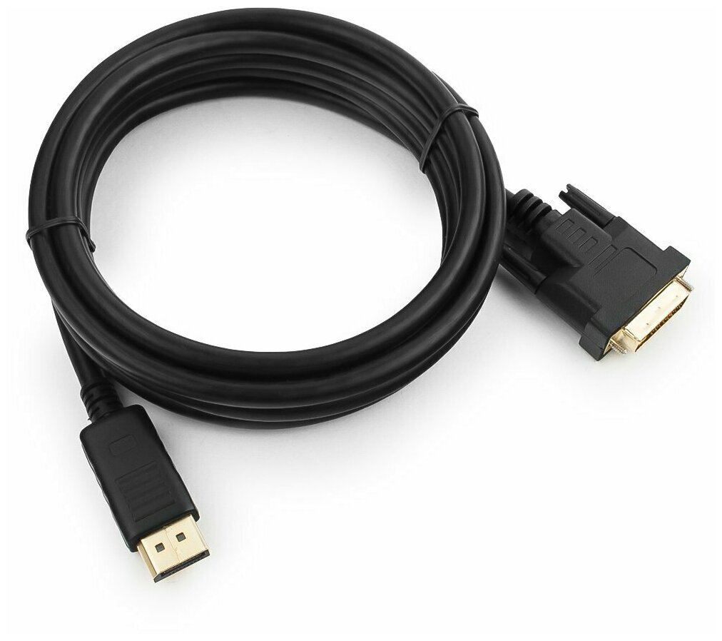 Кабель Cablexpert DisplayPort-DVI CC-DPM-DVIM-3M, 20M/25M, 3.0м, черный