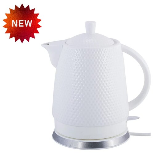 Электрический керамический чайник домашний чайник с рисунком объем 17 лзащита от перегревадля домаофисабелый 335500₽