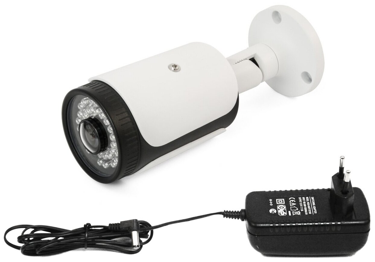 Уличная 2.0MP AHD камера - КДМ 192/2 (1080р) (P4286EU) (рыбий глаз разрешение Full HD 1080р угол обзора 160гр металлический корпус).