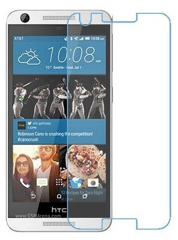 HTC Desire 626s защитный экран из нано стекла 9H одна штука
