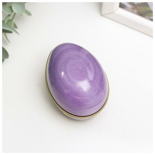 Шкатулка металл яйцо домик цыплят 6,5*5*4,5 см. В наборе 1шт.