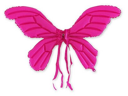 Крылья надувные Бабочка, розовые