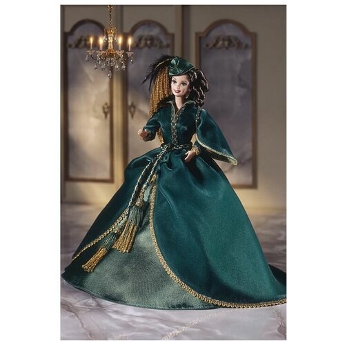 фото Кукла barbie scarlett o’hara doll — the drapery dress (барби скарлетт о’хара изумрудное платье из гардин) barbie / барби