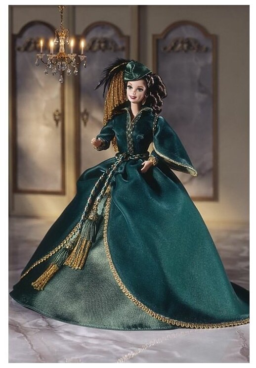 Кукла Barbie Scarlett O’Hara Doll — The Drapery Dress (Барби Скарлетт О’Хара Изумрудное платье из гардин)