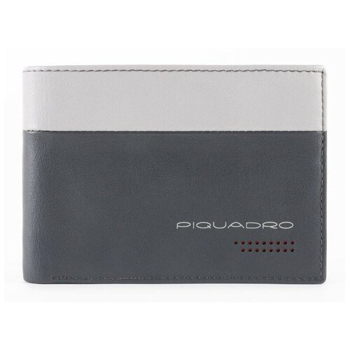 фото Кошелек мужской piquadro urban pu257ub00r/grn серый/черный натур.кожа