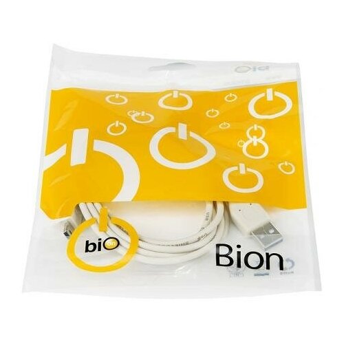 Bion Кабель USB 2.0 miniUSB 1.8м Bion BNCC-USB2-AM5P-6 круглый белый