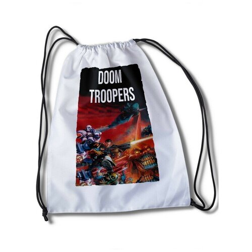 Мешок для сменной обуви с принтом Игры Doom Troopers - 34658