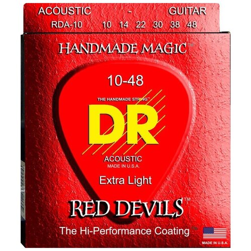 DR RDA-10 - струны для акустической гитары струны для акустической гитары dr string rda 13