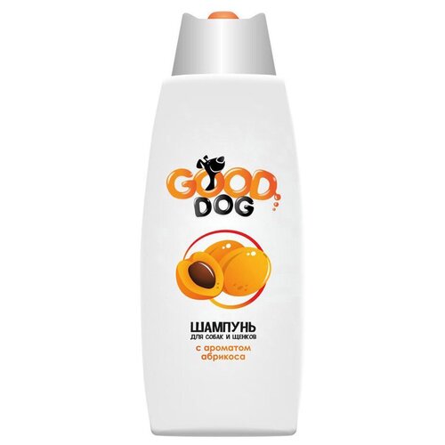 Шампунь для собак и щенков с ароматом абрикоса GOOD DOG FG02108, 250мл good dog шампунь для собак и щенков с ароматом абрикоса 250 мл