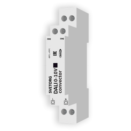 Конвертер напряжения DALI 0-10V Svetorg intelligent arlight конвертер ty 802 dali ble 1 10 suf 230v 10a dali 0 10v 1шт