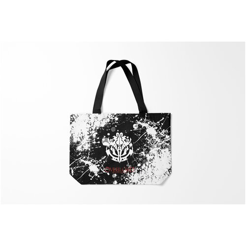 фото Сумка-шоппер / 46х35 см / аниме / overlord белые кляксы оверлорд burnettie