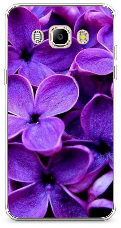 Силиконовый чехол "Сирень крупная" на Samsung Galaxy J5 2016 / Самсунг Галакси Джей 5 2016