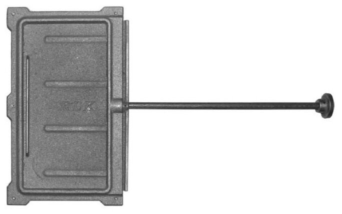 Задвижка печная чугунная ЗВ-2А (505*314 мм)