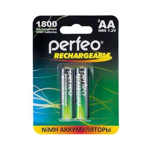 фото Perfeo аккумуляторы perfeo aa1800mah/2bl 1800 mah aa 2 шт