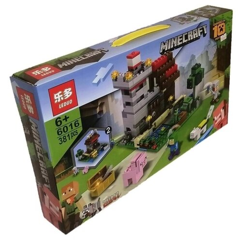 Конструктор Minecraft 381 деталь Заброшенный дом с сокровищами