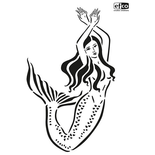 Трафарет Русалка EFCO А4 9320961