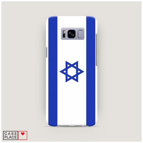 фото Чехол пластиковый samsung galaxy s8 флаг израиля case place