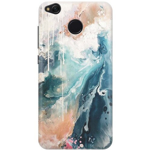 фото Re:paчехол - накладка artcolor для xiaomi redmi 4x с принтом "брызги красок"