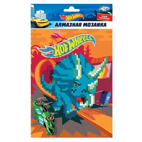 Алмазная мозаика Centrum Hot Wheels, 20х15 см, частичное заполнение (90880) алмазная мозаика centrum hot wheels 20х15 см частичное заполнение 90880