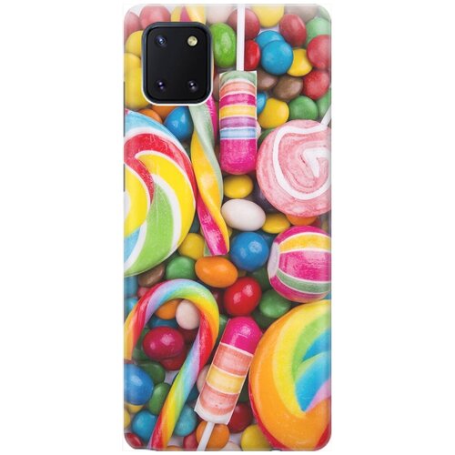 фото Силиконовый чехол на samsung galaxy note 10 lite / самсунг ноут 10 лайт с принтом "сладости" gosso