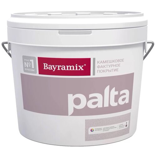 декоративное покрытие каракум для интерьерных работ Декоративное покрытие Bayramix Камешковая Palta K, 1.5 мм, P 001, 15 кг