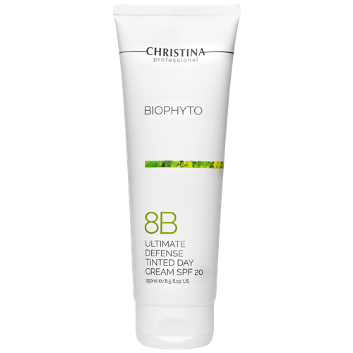 Christina Bio Phyto Ultimate Defense Tinted Day Cream SPF 20 Дневной крем для лица Абсолютная защита с тоном, 250 мл