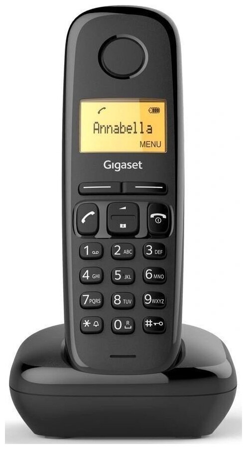 РТелефон Dect Gigaset A170 SYS RUS черный АОН