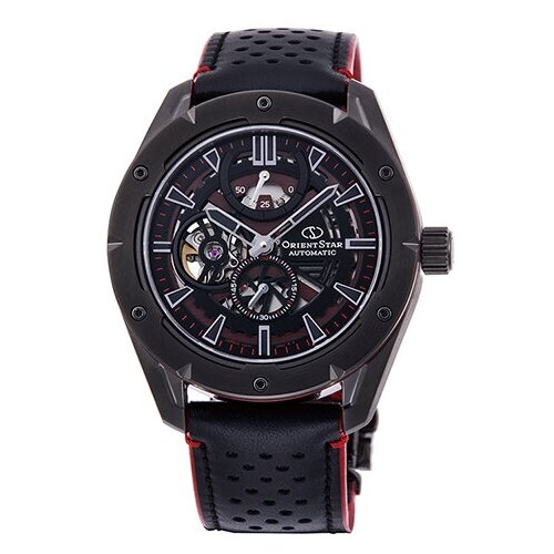 часы механические orient star re hh0001s классика муж кож бр т 50m date Наручные часы ORIENT Sports RE-AV0A03B, черный