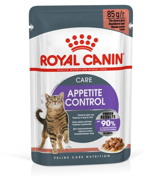 Влажный корм для стерилизованных кошек Royal Canin Appetite Control Care, 12 шт. х 85 г (кусочки в соусе) - фотография № 3