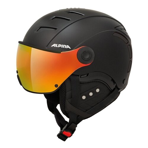 фото Шлем защитный alpina jump 2.0 qvm 2020-2021 (61 - 64 см), black matt