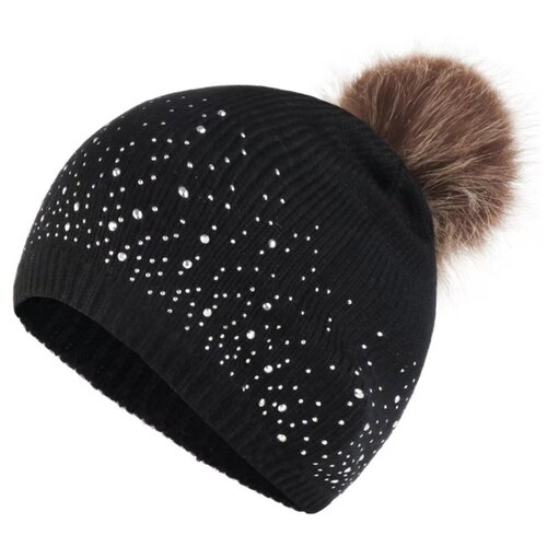фото Шапка babyfox, размер 40, черный