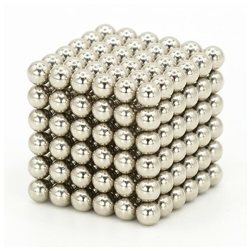 Неокуб Neocube 5 мм 216 шариков Серебристый