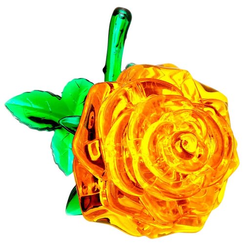 Головоломка Crystal Puzzle Роза желтая