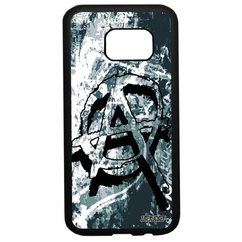 фото Красивый чехол для // samsung galaxy s7 // "анархия" символ знак, utaupia, серый