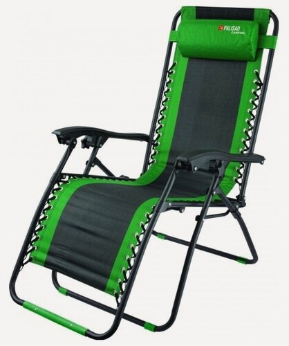 Изображение товара Кресло-шезлонг Palisad складное, многопозиционное 160х63,5х109 cм, Camping, 69606