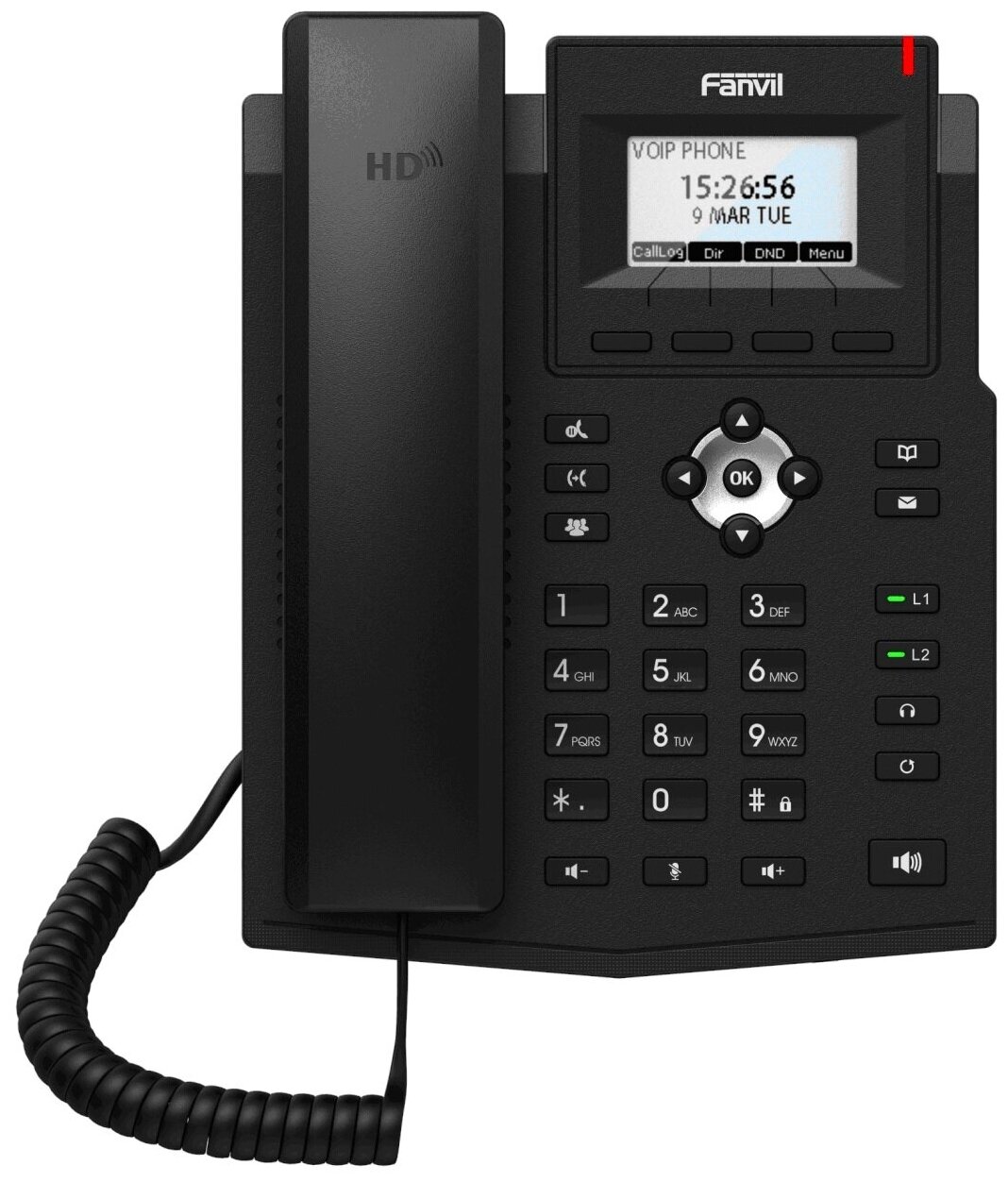 Телефон IP Fanvil X3S Lite черный - фото №1