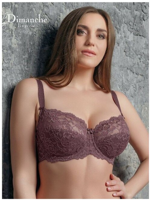 Бюстгальтер  Dimanche lingerie, размер 3E, коричневый