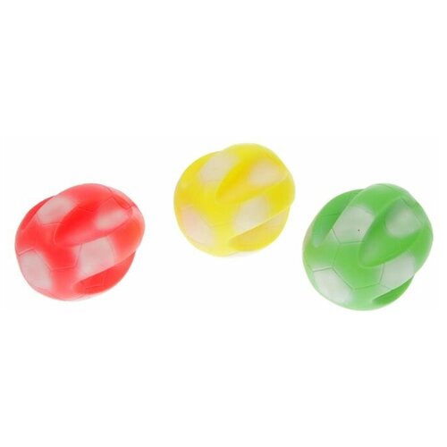 Игрушка для собак зооник Мяч ребристый (11 см) мячик для собак зооник мяч для массажа с038 красный