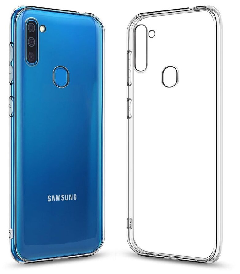 Чехол для Samsung Galaxy A11 / чехол на самсунг А11 прозрачный
