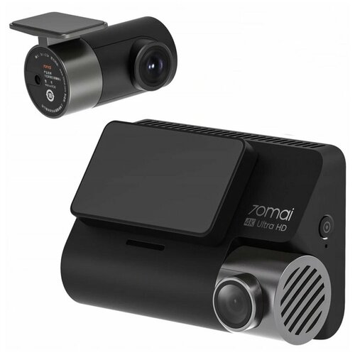 Видеорегистратор 70mai A800S 4K Dash Cam + RC06 set, 2 камеры, черный