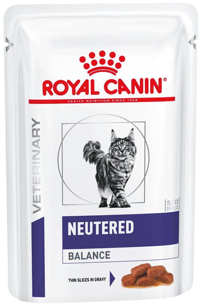 Royal Canin Neutered Balance Feline для взрослых стерилизованных котов и кошек до 7 лет полнорационный диетический - 12шт х 85г - фотография № 2