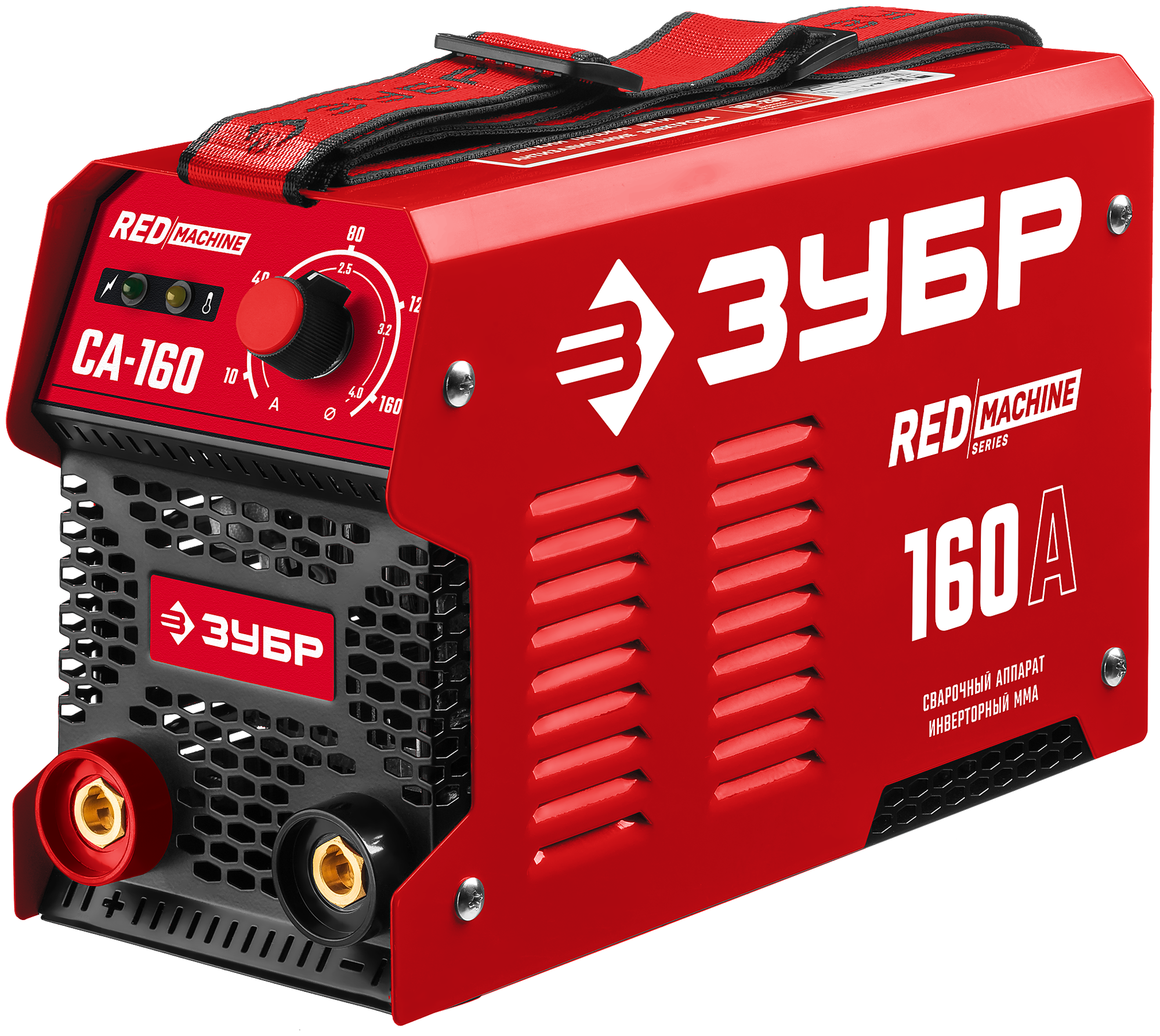ЗУБР 160 А ММА IGBT ПВ 70 % 160-220 В сварочный аппарат инверторный СА-160