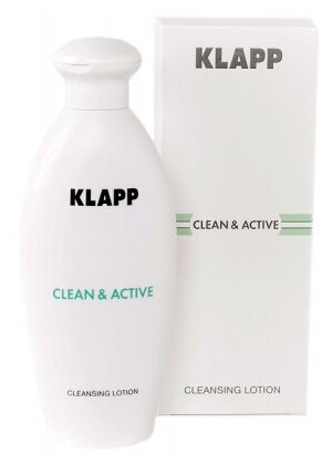 Klapp Cleansing Lotion Clean & Active Мягкое очищающее молочко с травами, 250 мл.