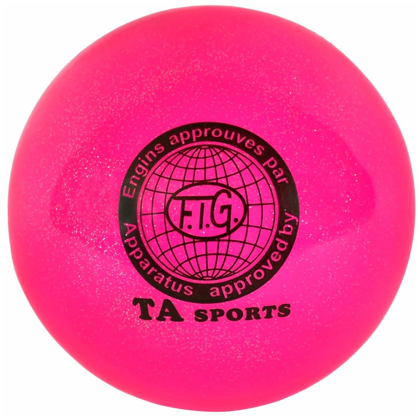 Мяч художественной гимнастики Brilliant 15см цвет: розовый