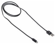 Кабель Buro micro USB (m) - USB (m), 1м, 0.8A, черный [bhp ret lght-b]