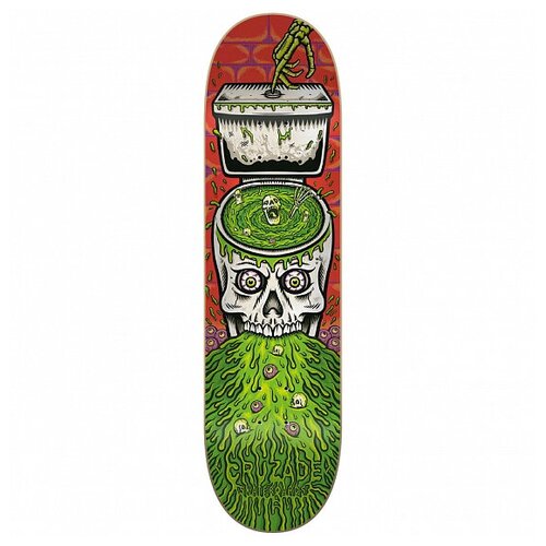 фото Дека скейтборд cruzade skull swirl deck 2021